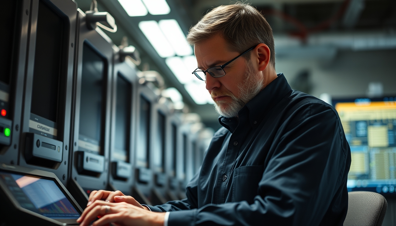 mainframe computer ibm in editorial style