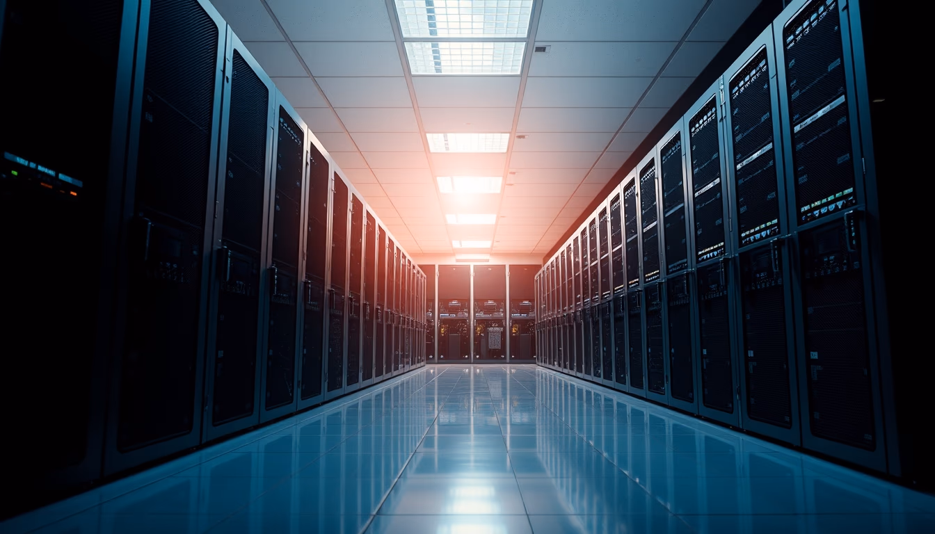 mainframe computer ibm in editorial style