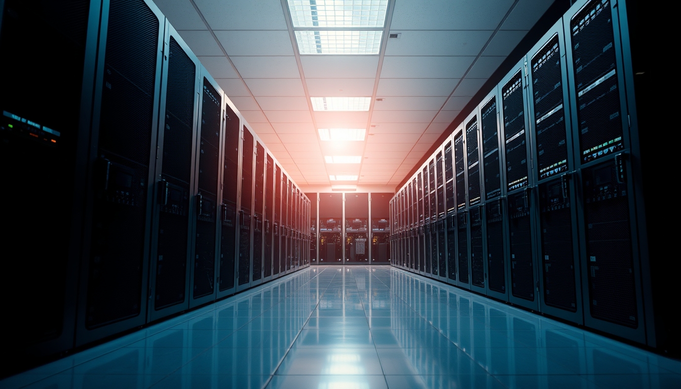 mainframe computer ibm in editorial style