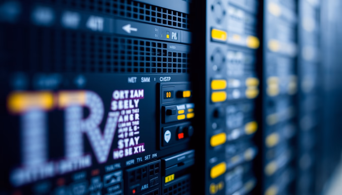 mainframe computer ibm in editorial style