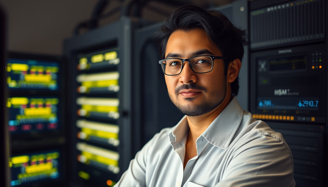 mainframe computer ibm in editorial style