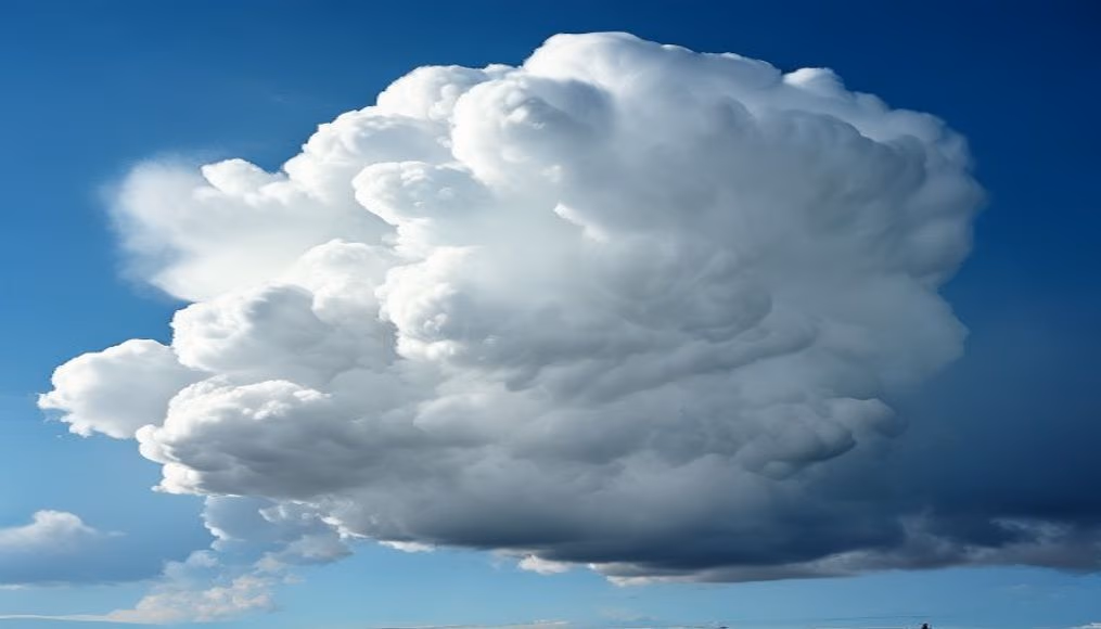 mammatus clouds rare in editorial style