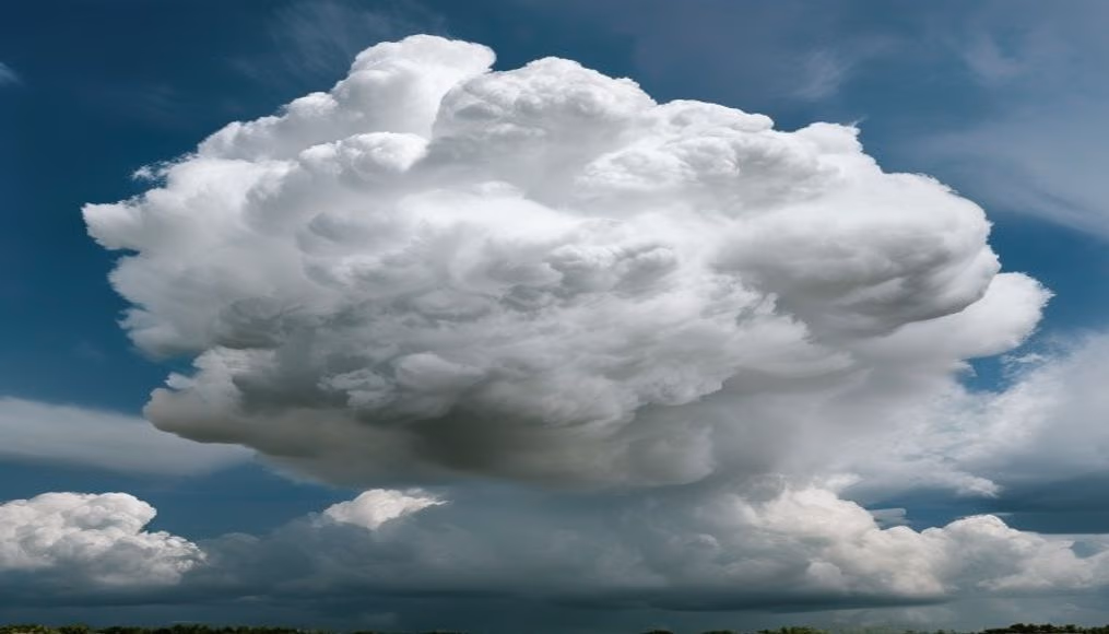 mammatus clouds rare in editorial style