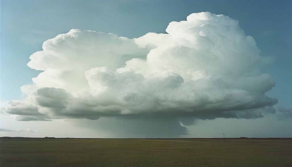 mammatus clouds rare in editorial style
