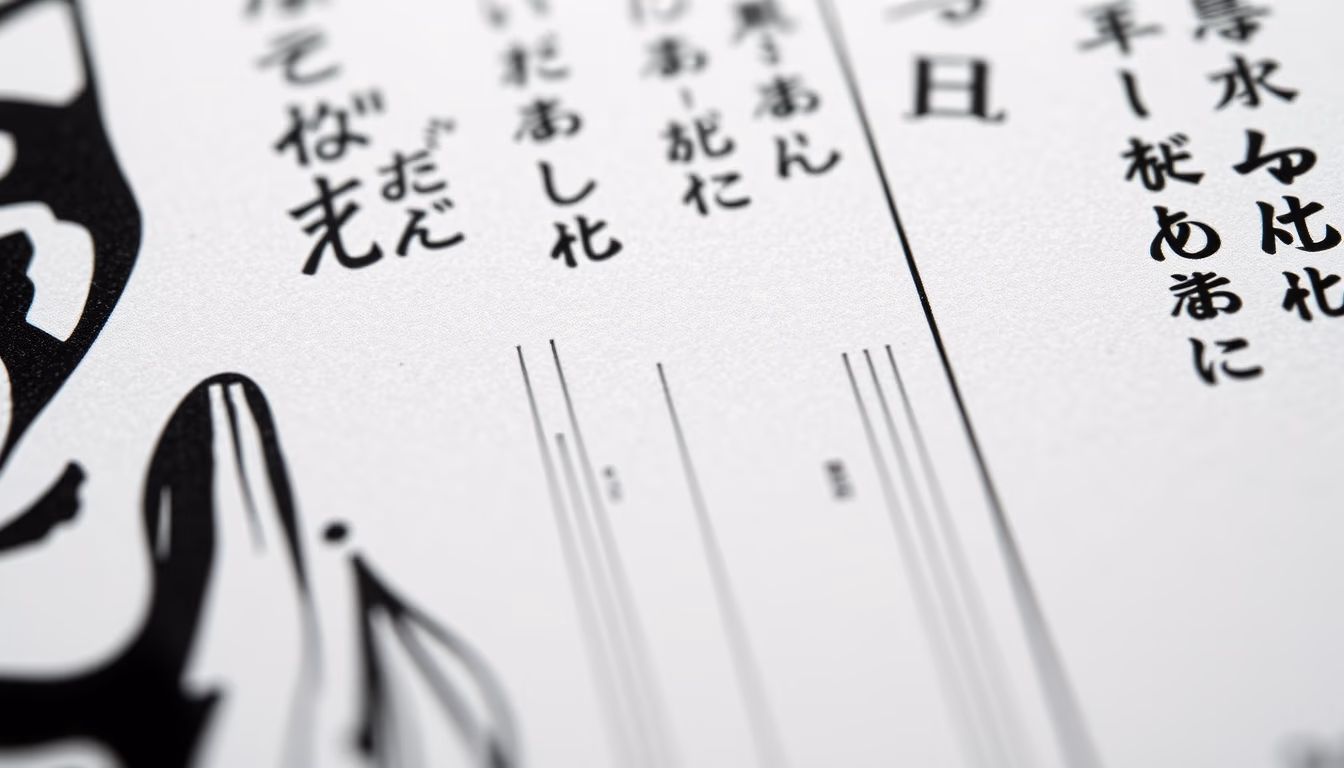 manga panels black white in editorial style