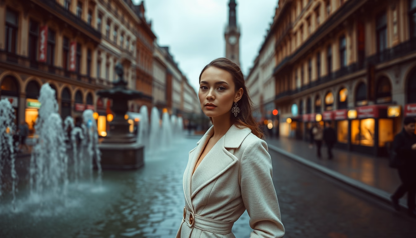 manneken pis brussels in editorial style