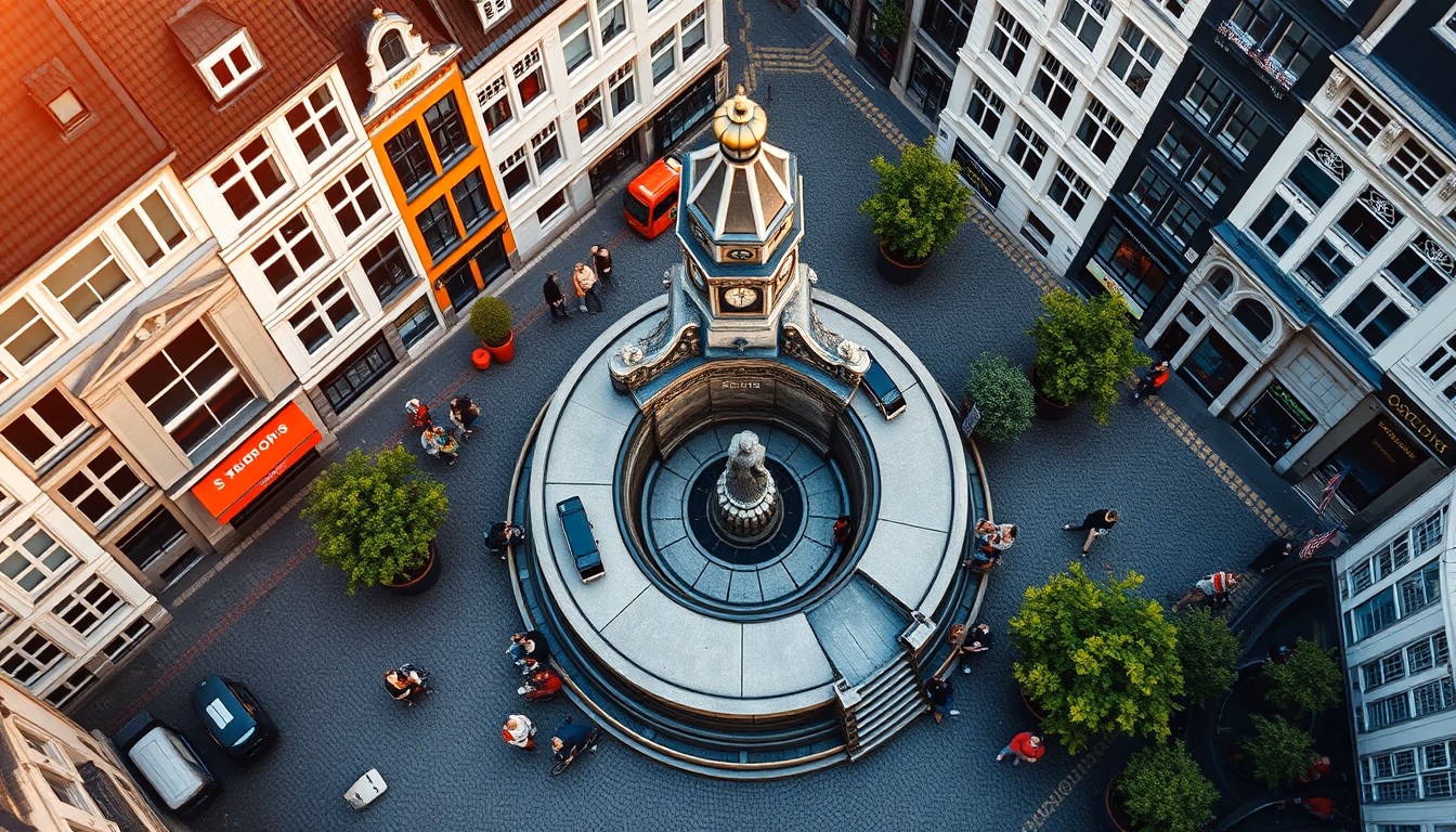 manneken pis brussels in editorial style