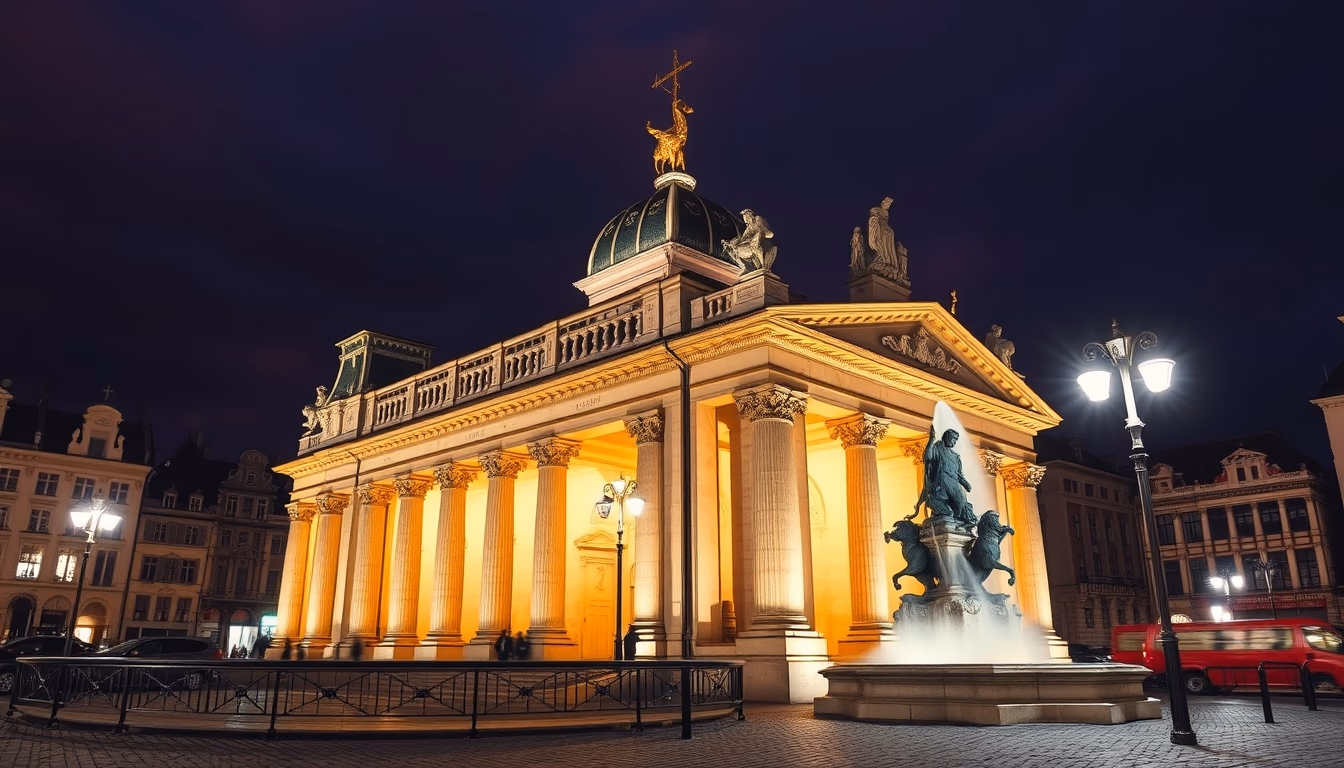 manneken pis brussels in editorial style