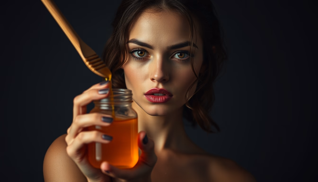 manuka honey new zealand in editorial style