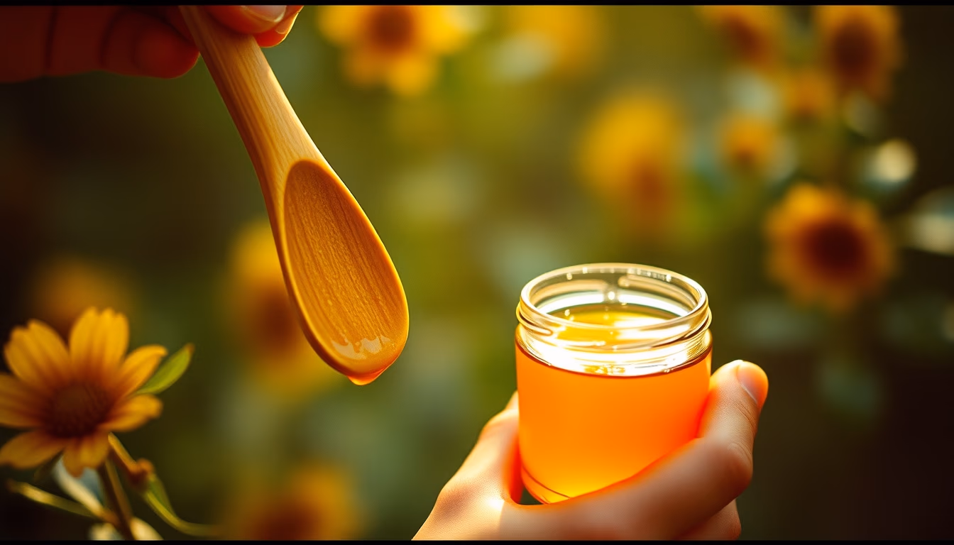 manuka honey new zealand in editorial style