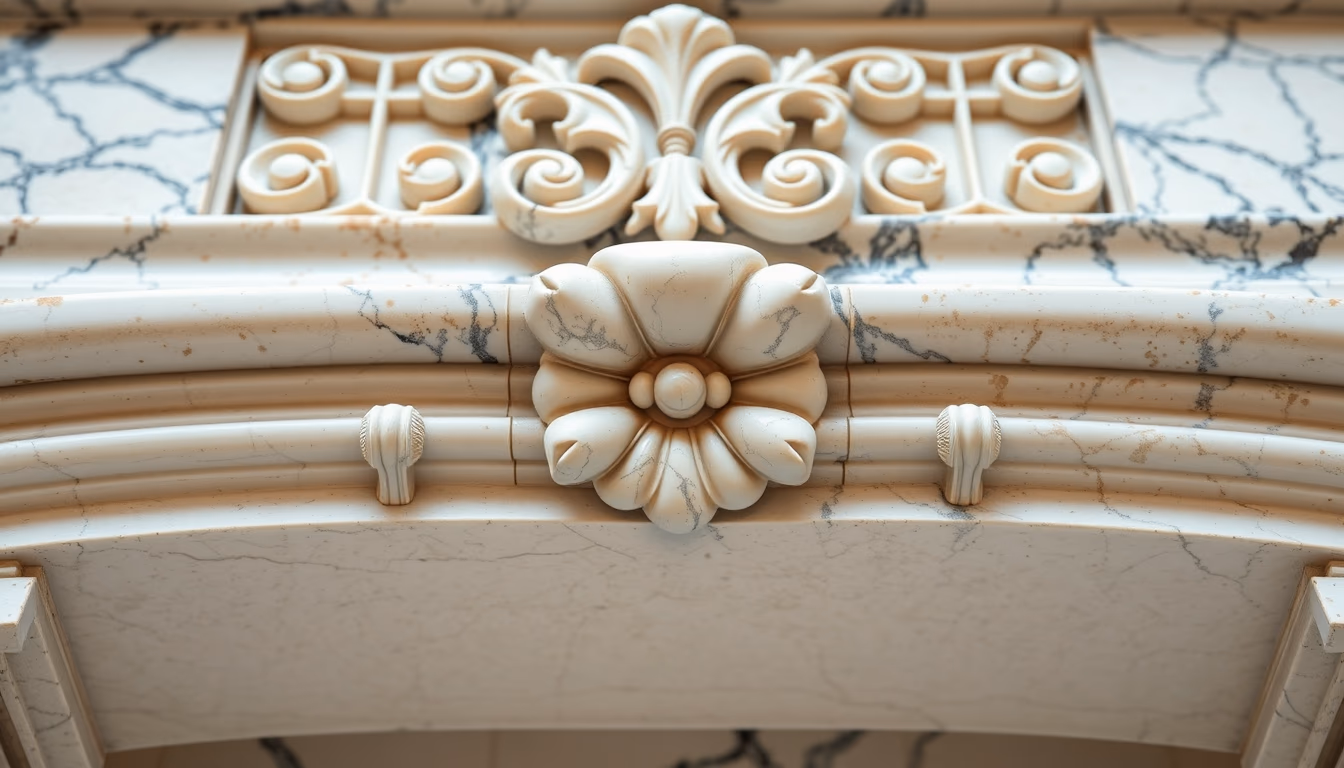 marble carving chisel in editorial style