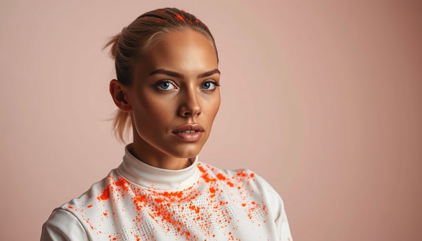 mars surface red dust in editorial style