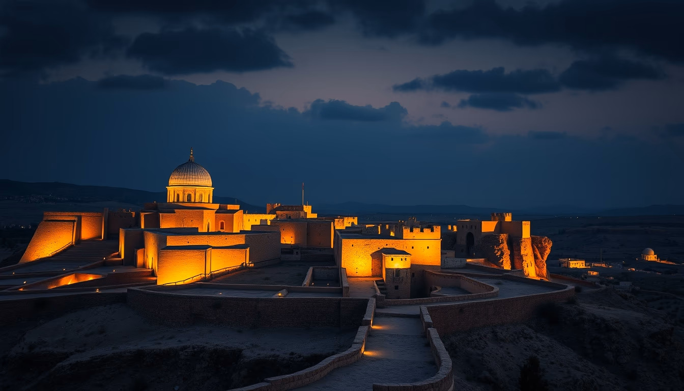 masada fortress israel in editorial style