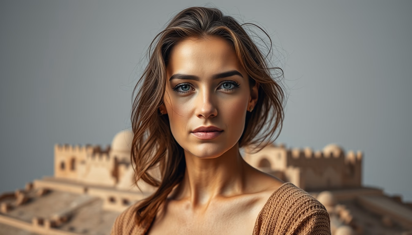 masada fortress israel in editorial style