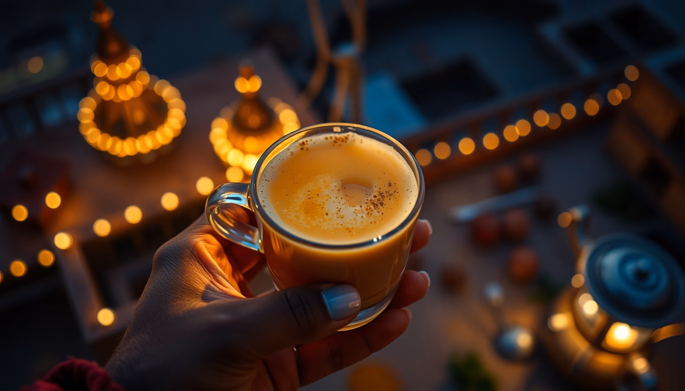 masala chai indian in editorial style