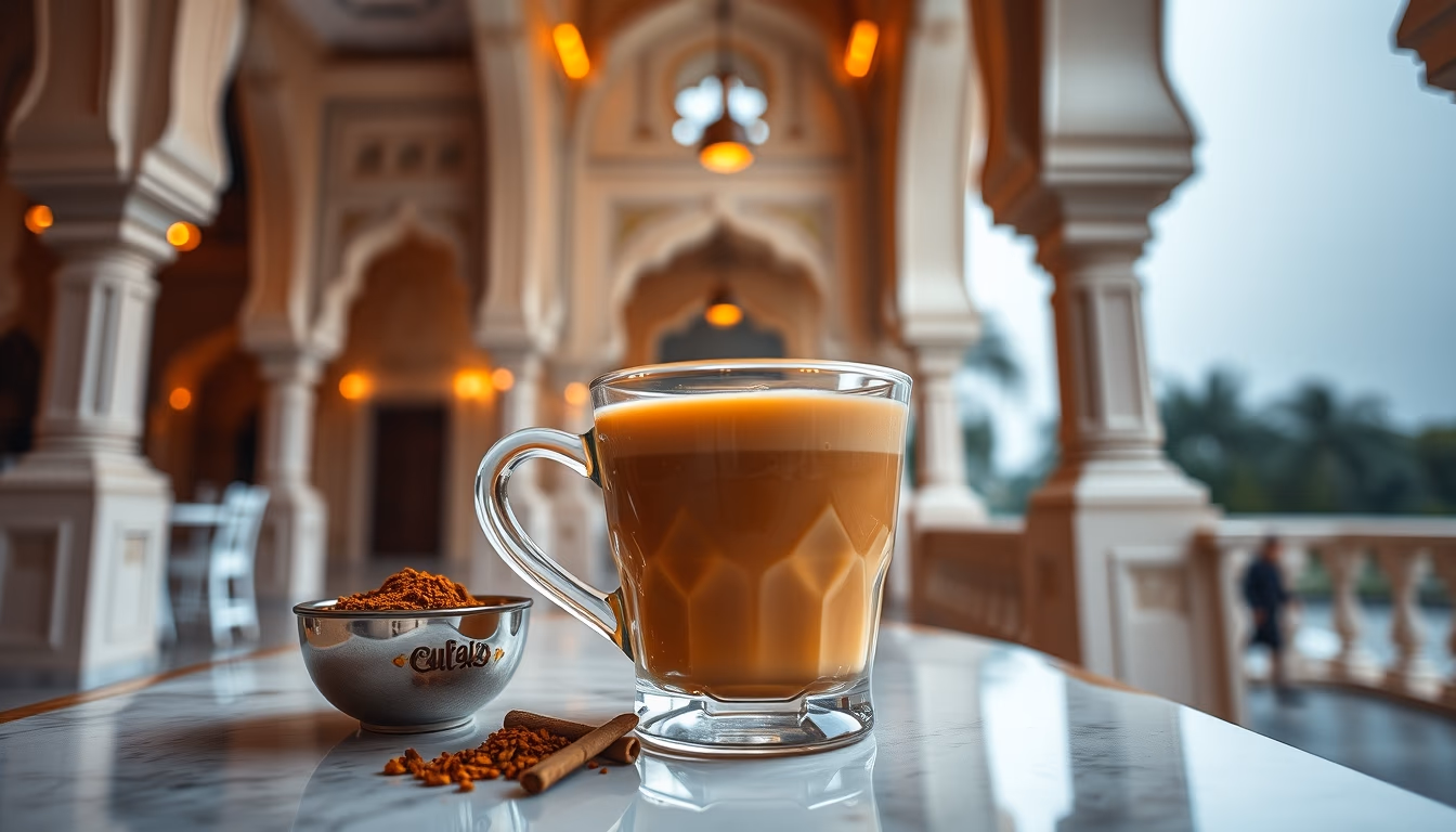 masala chai indian in editorial style