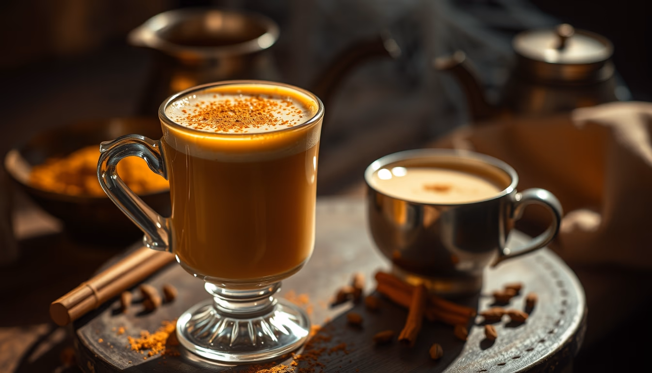 masala chai indian in editorial style