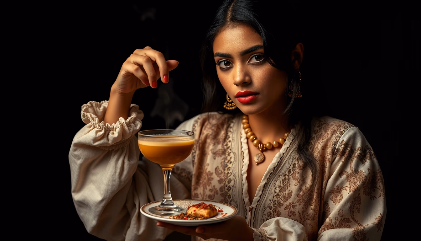 masala chai indian in editorial style