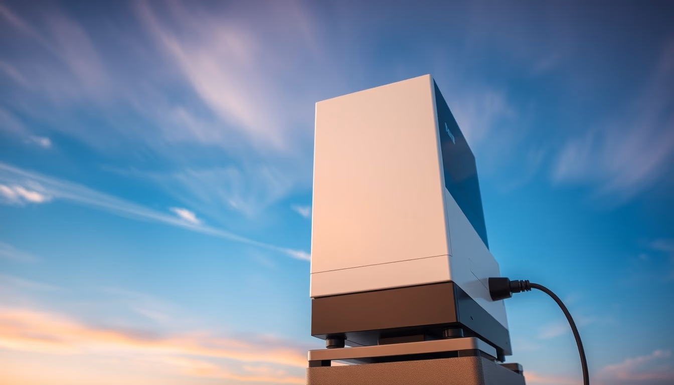 mass spectrometer device in editorial style