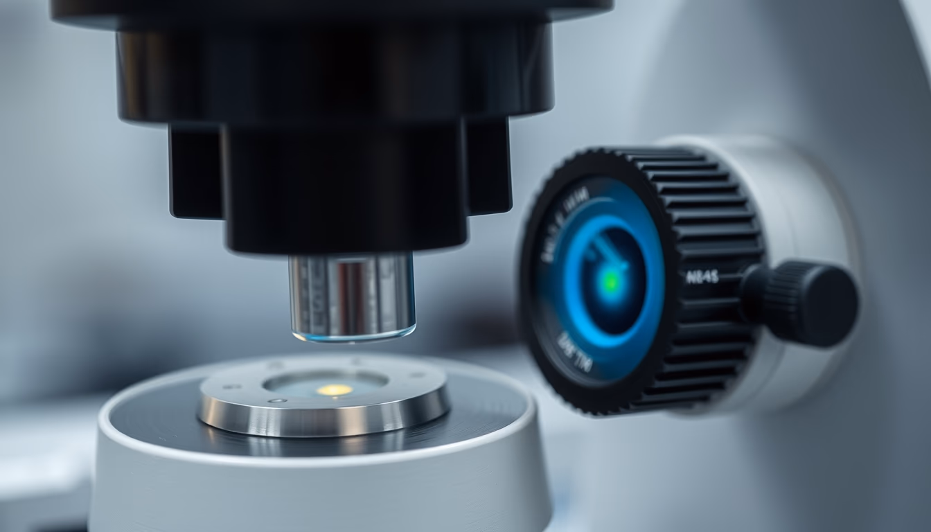 mass spectrometer device in editorial style