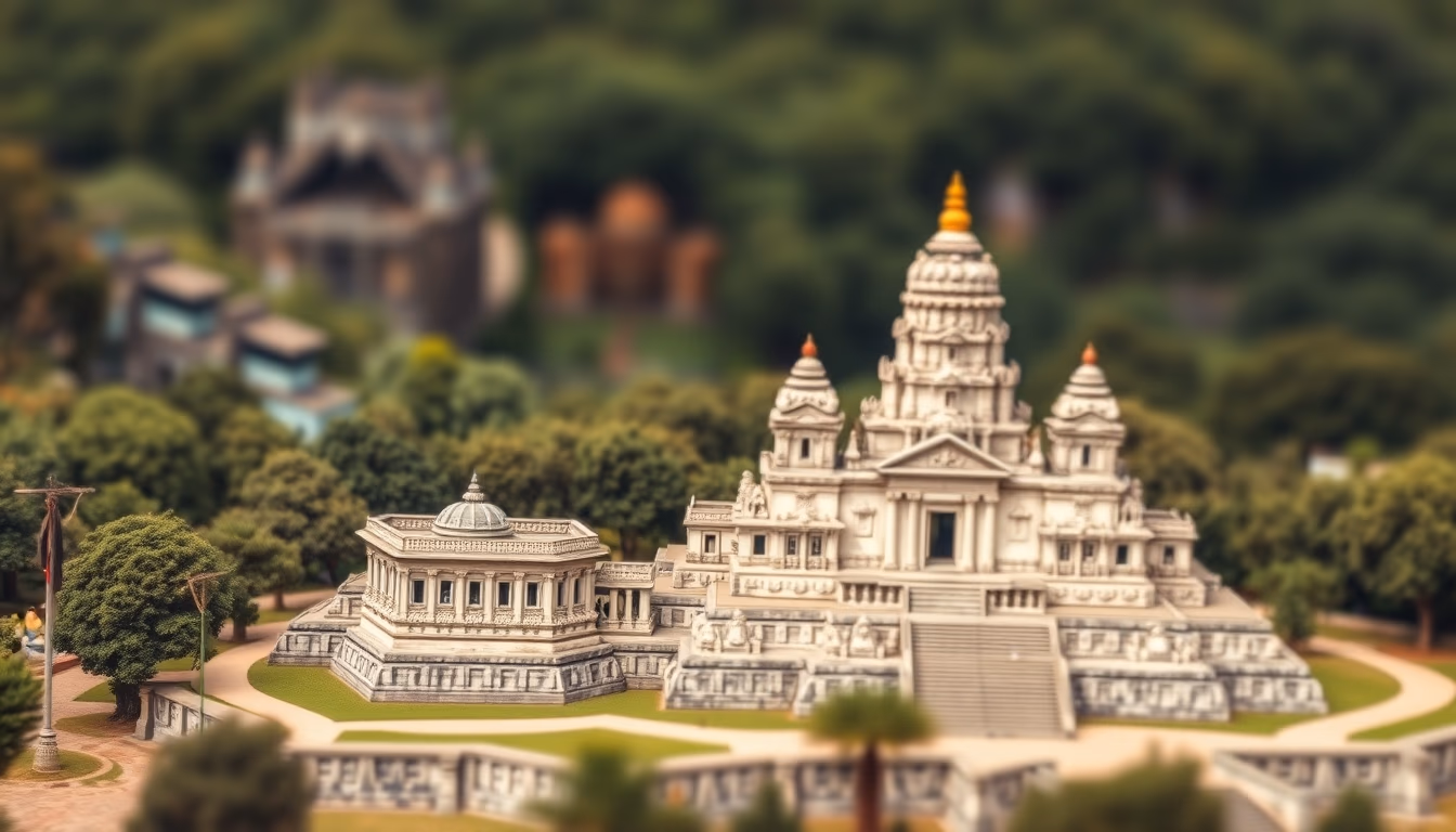 maya temple chichen in editorial style