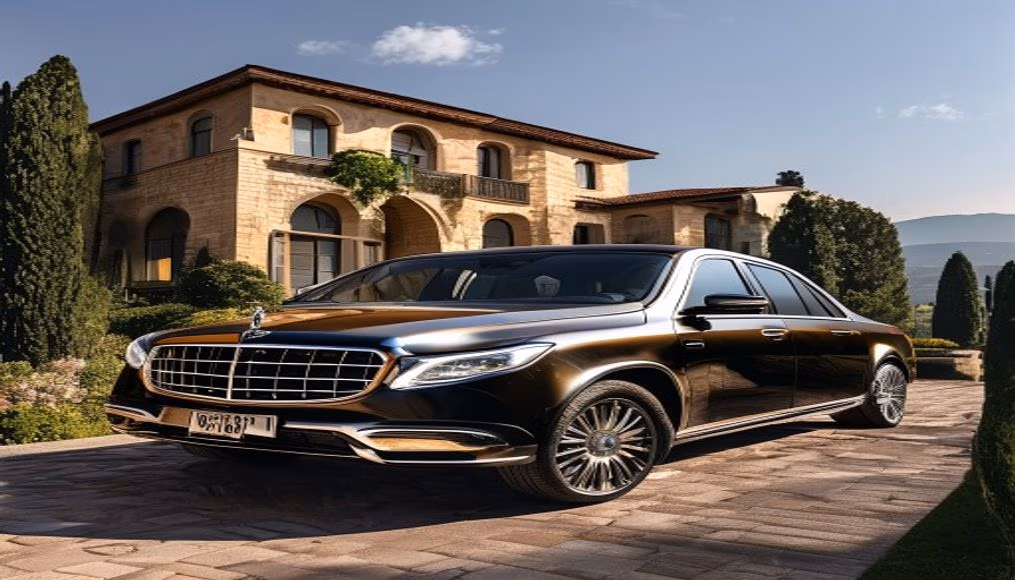 maybach hercules buffalo horn in luxury editorial photography