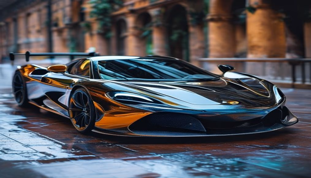 Mclaren artura hybrid em fotografia editorial de luxo
