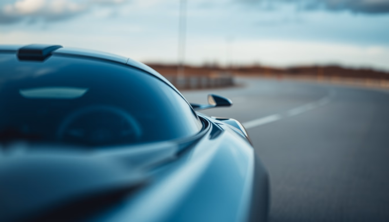 mclaren p1 hybrid in editorial style