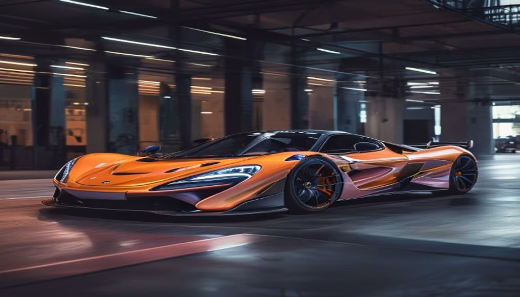 mclaren speedtail hyper-gt in luxury editorial photography