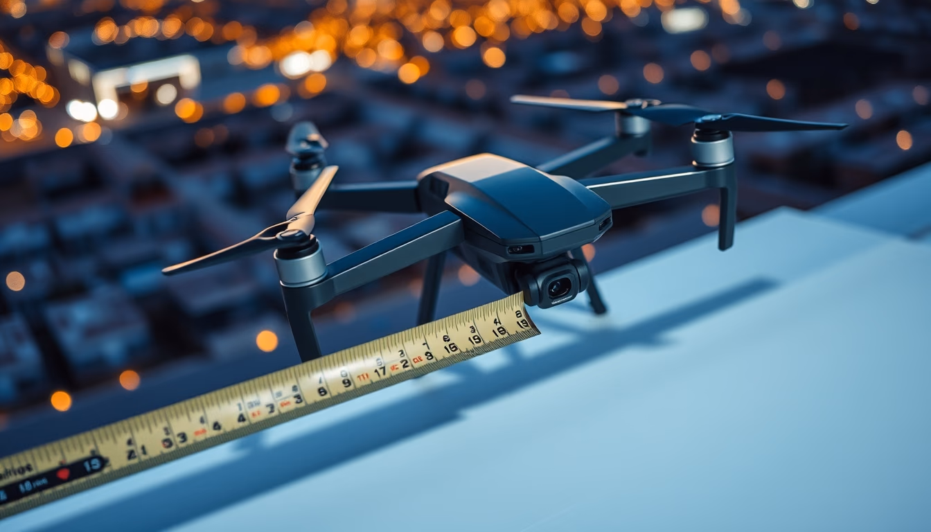 measuring tape extended in editorial style