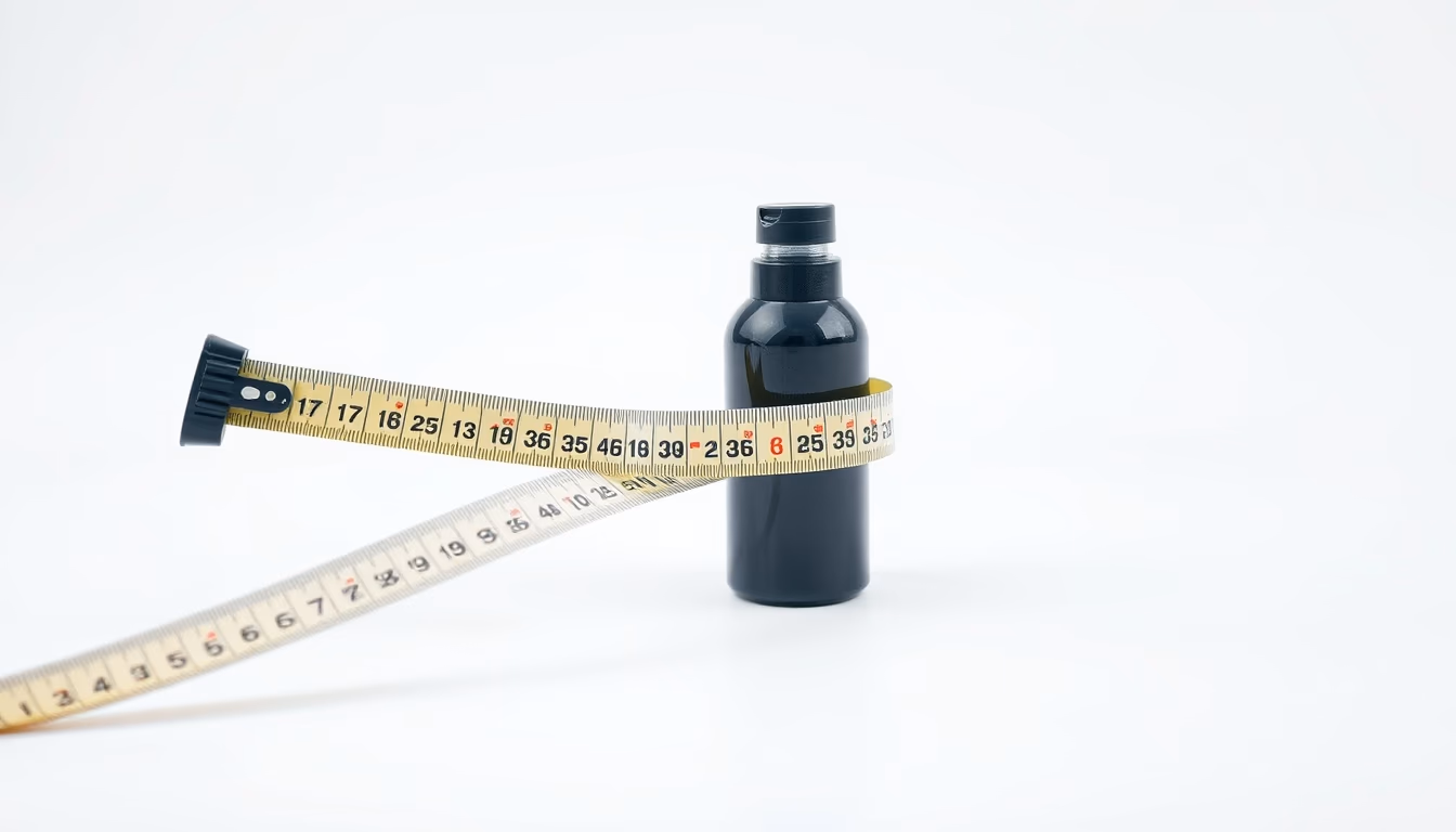 measuring tape extended in editorial style