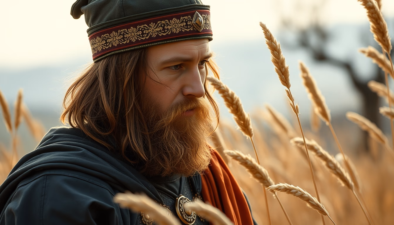 medieval florin gold in editorial style