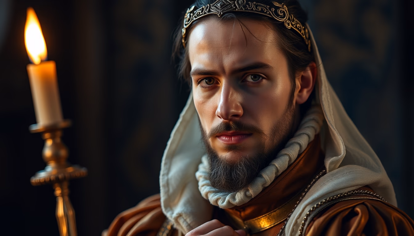 medieval florin gold in editorial style