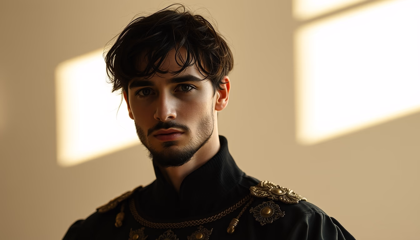 medieval florin gold in editorial style