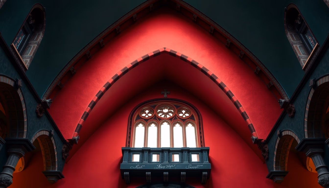 medieval shield colors in editorial style