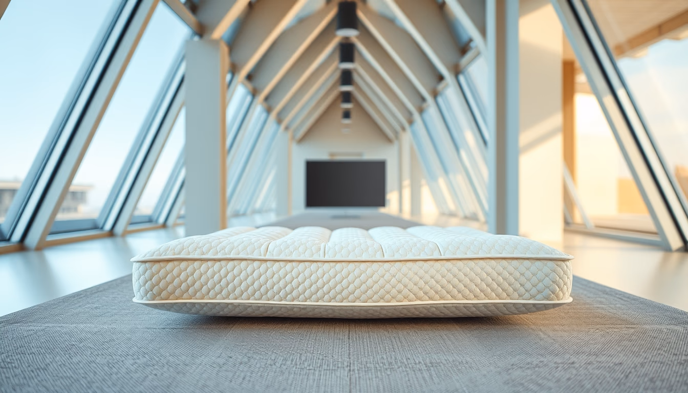 memory foam pillow in editorial style