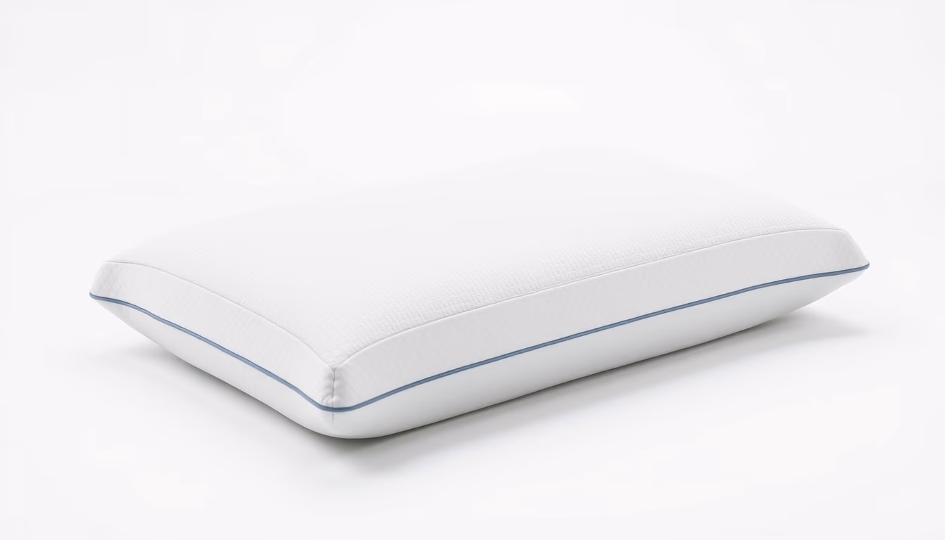 memory foam pillow in editorial style