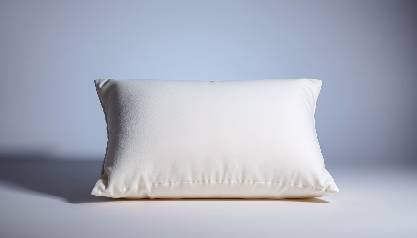 memory foam pillow in editorial style
