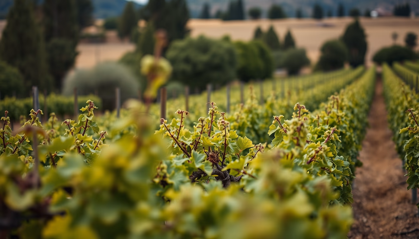 mendoza argentine vineyard in editorial style