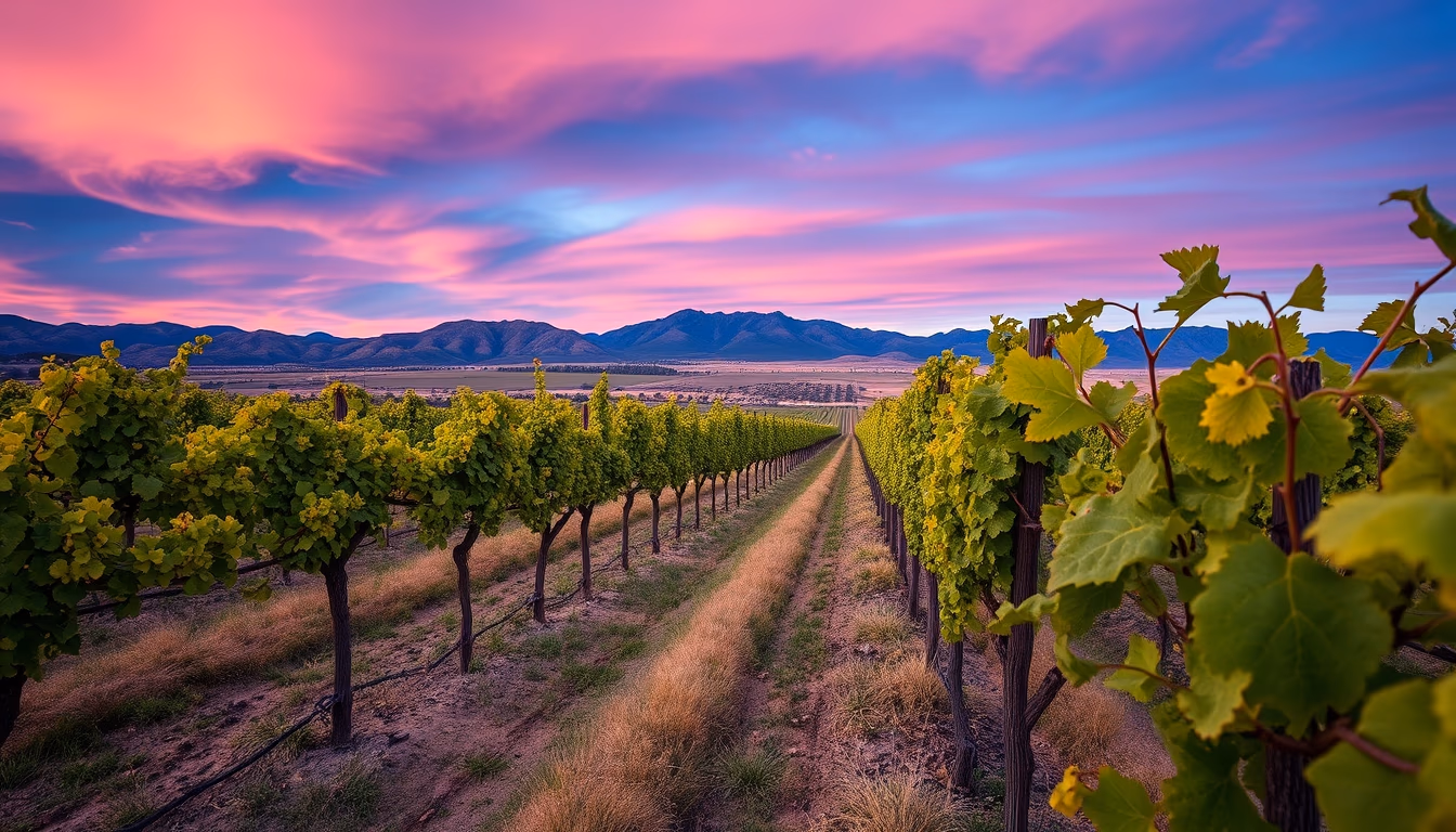 mendoza argentine vineyard in editorial style