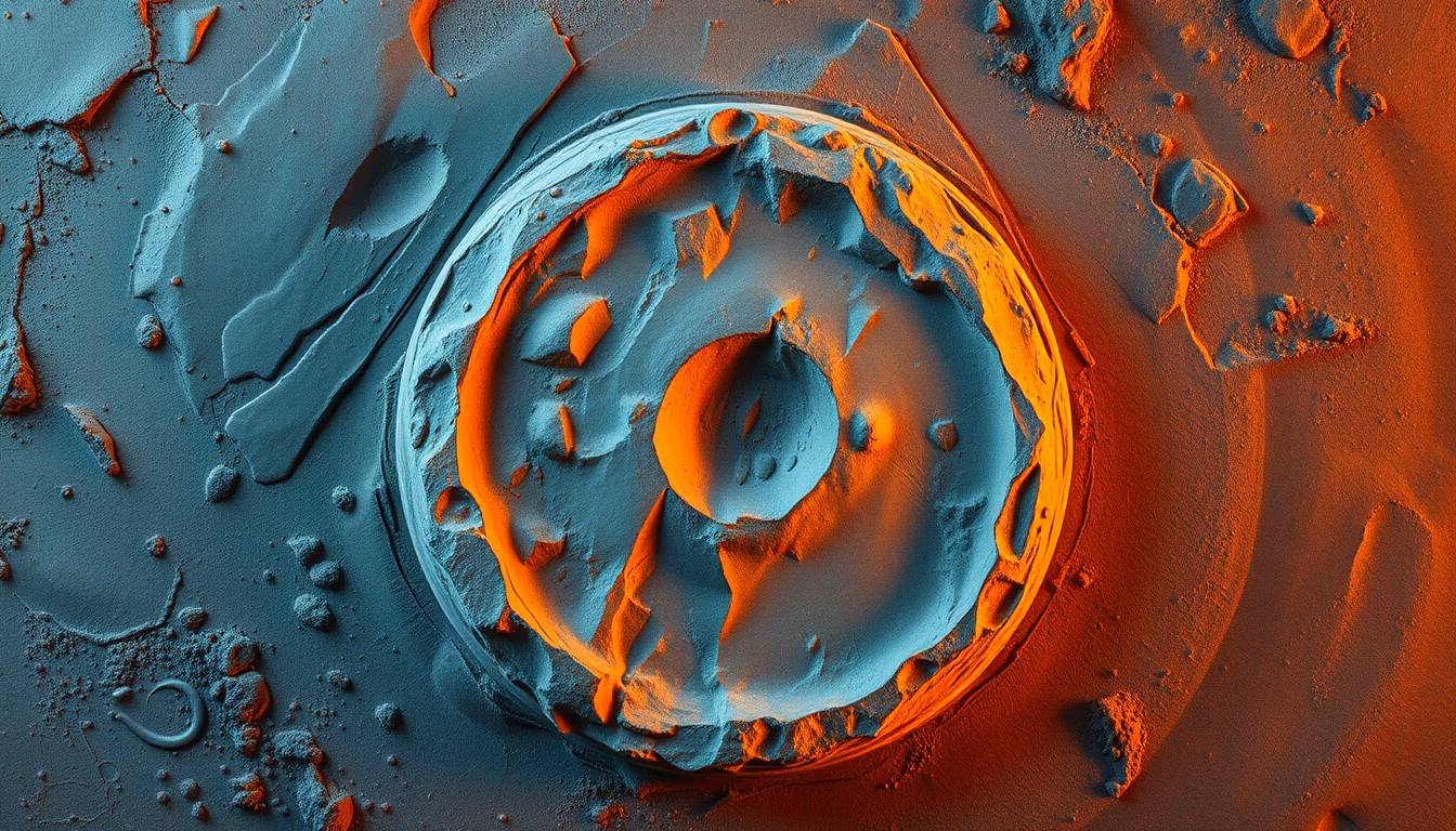 mercury surface craters in editorial style