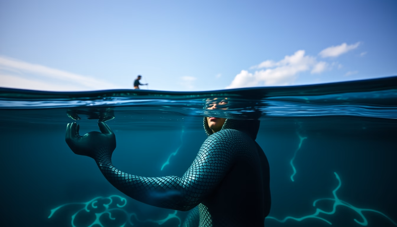 mermaid copenhagen in editorial style