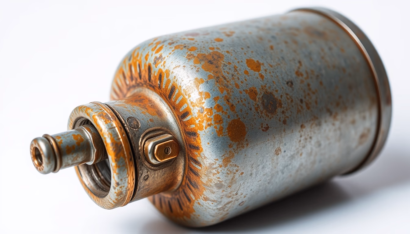 metal corrosion patina in editorial style