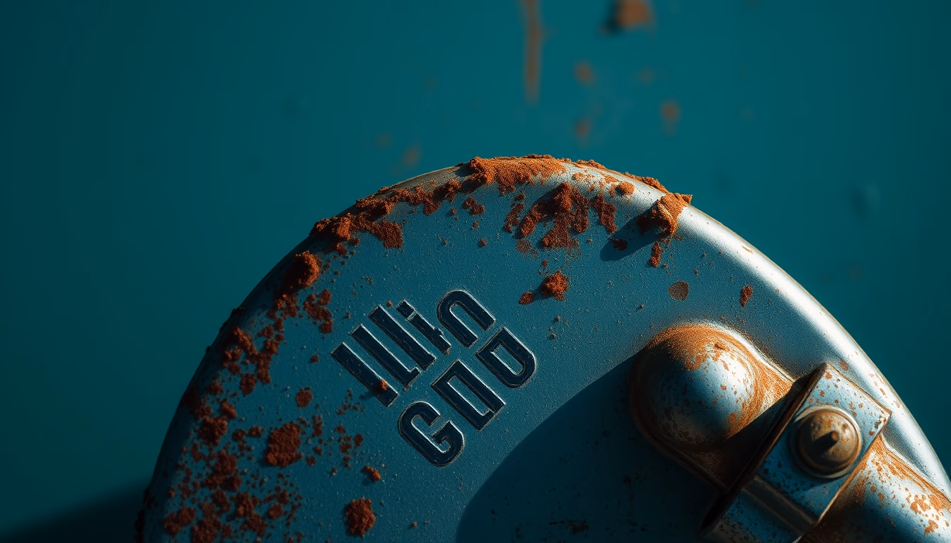 Metal corrosion patina em estilo editorial