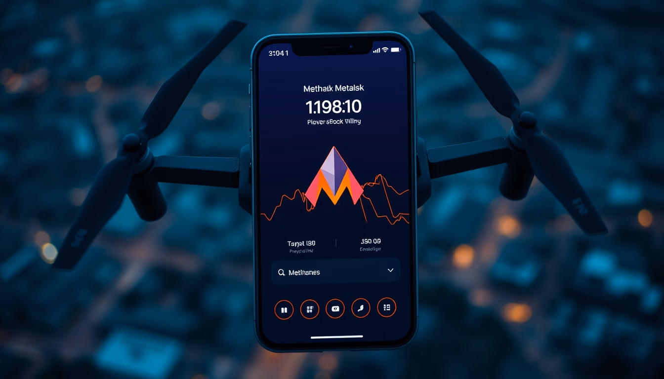 metamask wallet UI on smartphone screen in editorial style