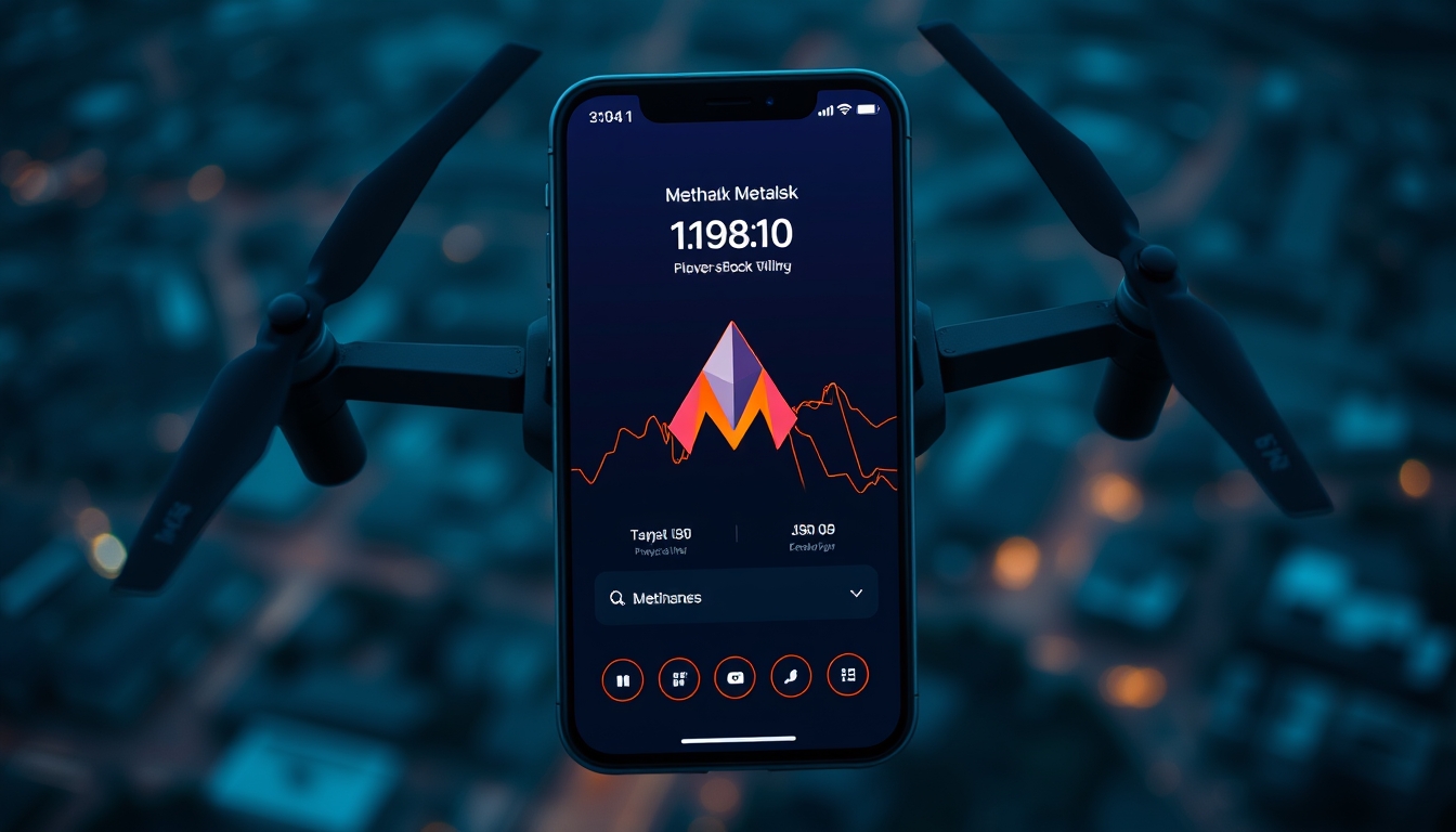 metamask wallet UI on smartphone screen in editorial style