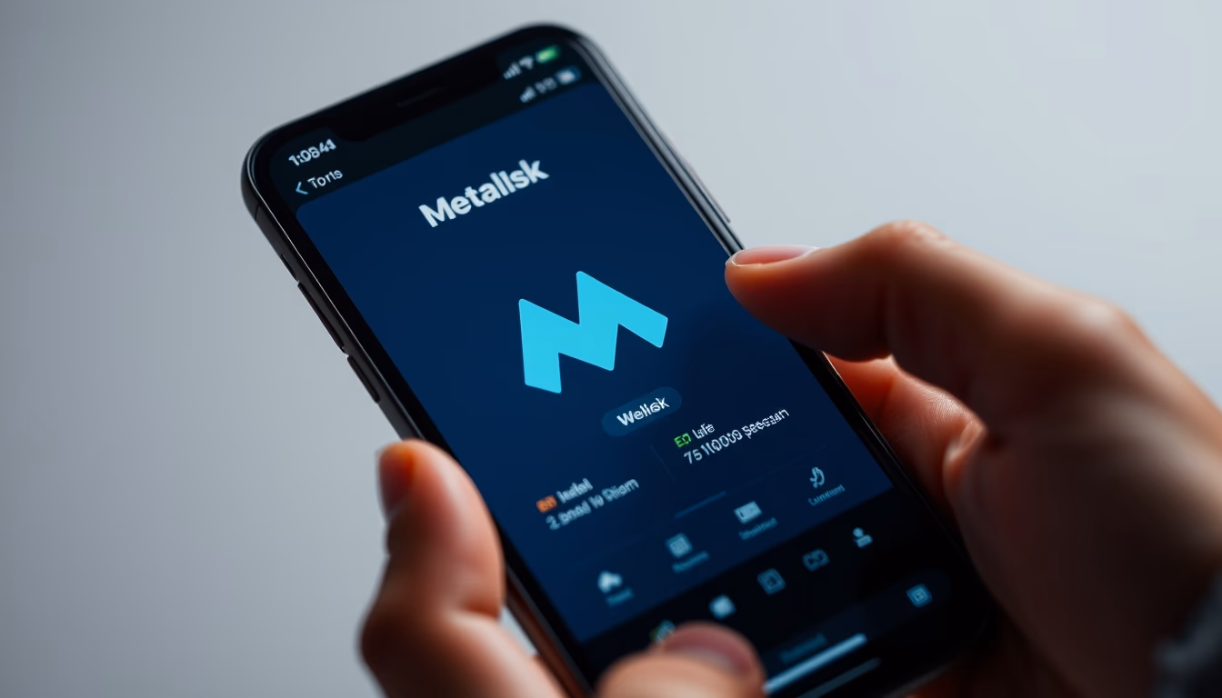 metamask wallet UI on smartphone screen in editorial style