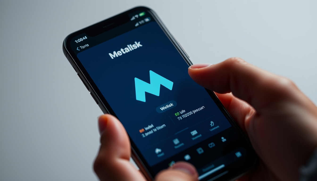 metamask wallet UI on smartphone screen in editorial style