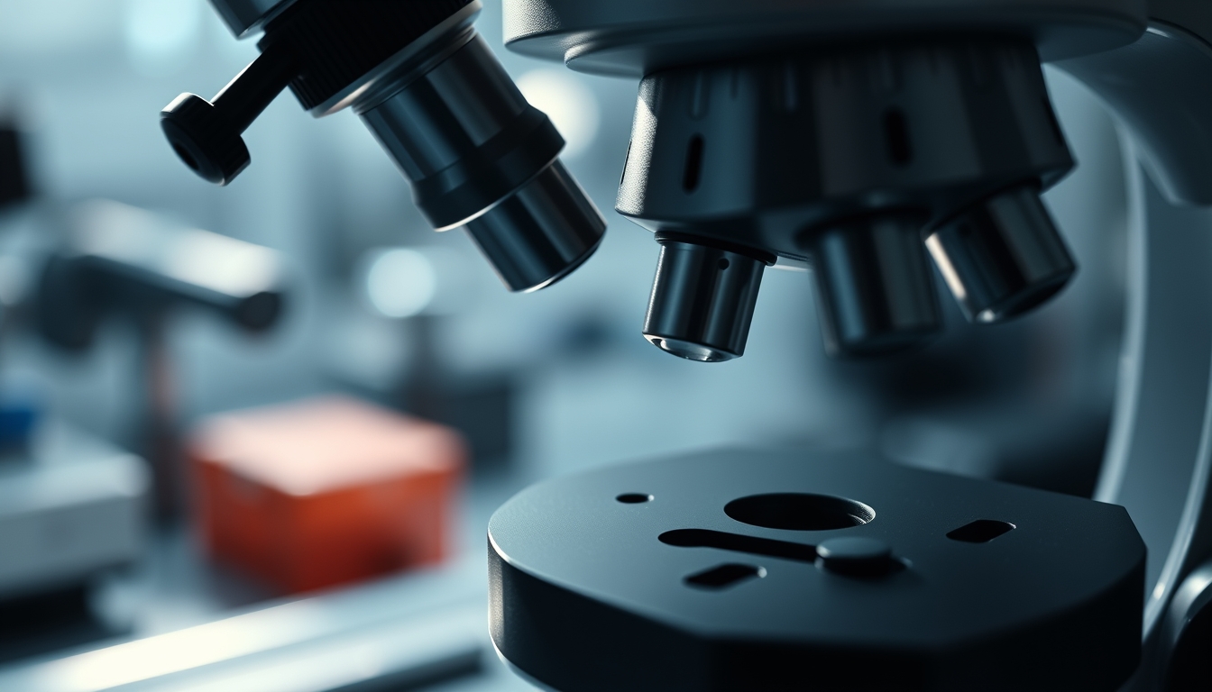 microscope view cell culture in editorial style