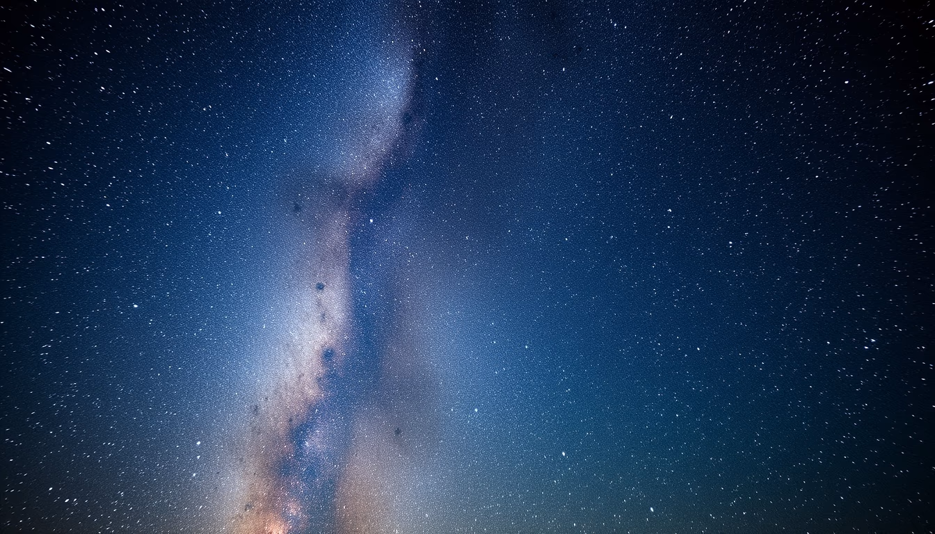 Milky way stars em estilo editorial